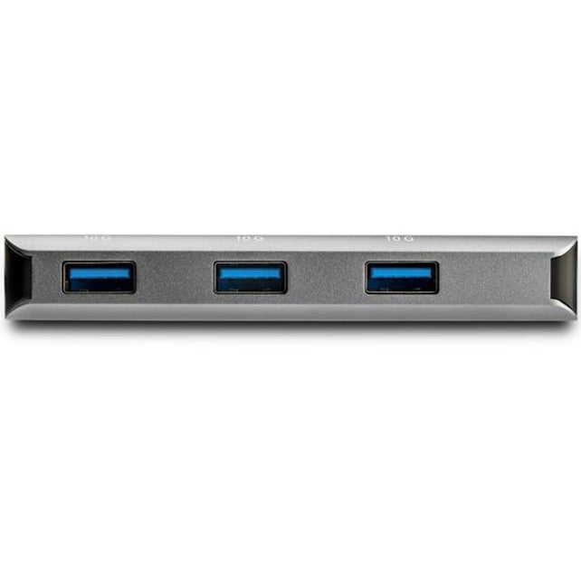 StarTech.com 3 Port USB C Hub with SD Card Reader - 3x USB-A & SD Slot - USB 3.2 Gen 2 10Gbps Type C Laptop Adapter Hub - Bus Powered HB31C3ASDMB