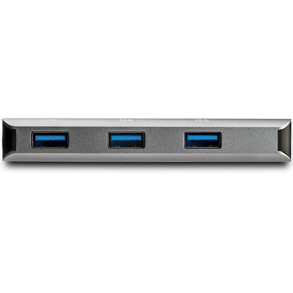 StarTech.com 3 Port USB C Hub with SD Card Reader - 3x USB-A & SD Slot - USB 3.2 Gen 2 10Gbps Type C Laptop Adapter Hub - Bus Powered HB31C3ASDMB