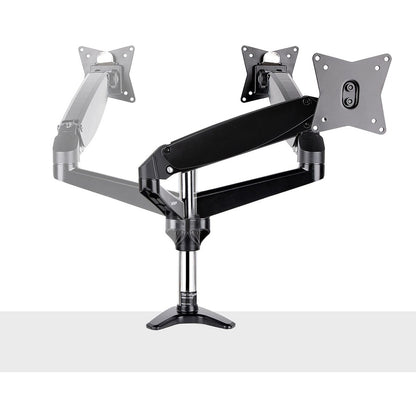 StarTech.com Desk Mount Monitor Arm for Single VESA Display 49"(17.6lb/8kg), Full Motion Articulating & Height Adjustable, C-Clamp/Grommet ARMPIVOTE2