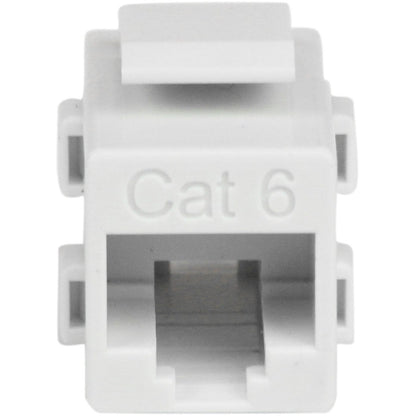 StarTech.com White Cat 6 RJ45 Keystone Jack Network Coupler - F/F C6KEYCOUPLWH