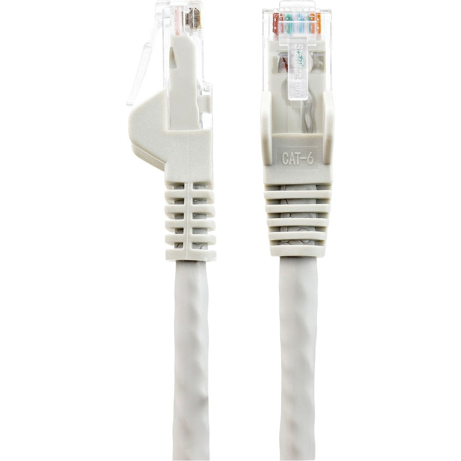 StarTech.com 6in (15cm) CAT6 Ethernet Cable, LSZH (Low Smoke Zero Halogen) 10 GbE Snagless 100W PoE UTP RJ45 Gray Network Patch Cord, ETL N6LPATCH6INGR