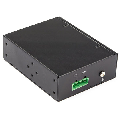 StarTech.com PoE+ Industrial Fiber to Ethernet Media Converter 60W - SFP to RJ45 - SM/MM Fiber to Gigabit Copper IP-30 IMC1GSFP60W