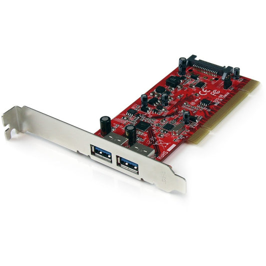 StarTech.com 2 Port PCI SuperSpeed USB 3.0 Adapter Card with SATA Power - 5Gbps PCIUSB3S22