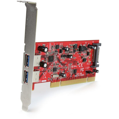 StarTech.com 2 Port PCI SuperSpeed USB 3.0 Adapter Card with SATA Power - 5Gbps PCIUSB3S22