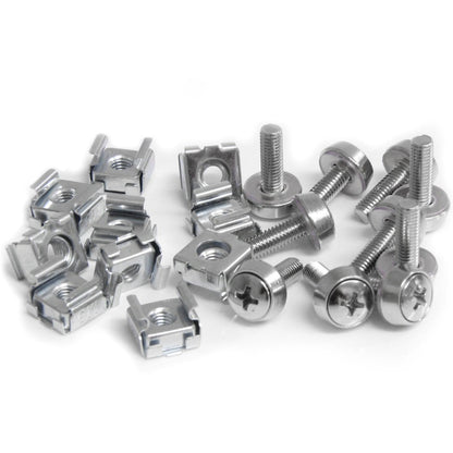 StarTech.com 50 Pkg M5 Mounting Screws and Cage Nuts for Server Rack Cabinet CABSCREWM5