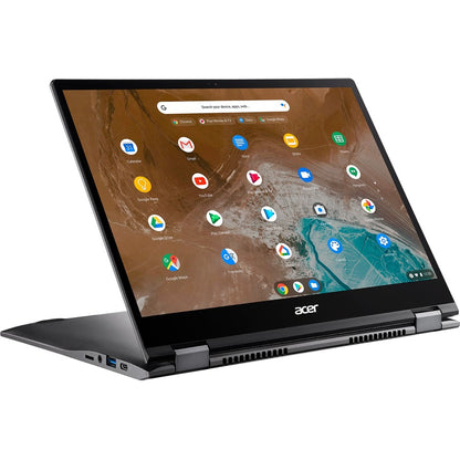 Acer CP713-2W CP713-2W-568T 13.5" Touchscreen Convertible 2 in 1 Chromebook - 2K - Intel Core i5 10th Gen i5-10210U - 16 GB - 256 GB SSD - English (US) Keyboard - Steel Gray NX.HQBAA.002