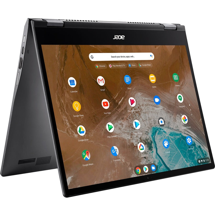 Acer CP713-2W CP713-2W-568T 13.5" Touchscreen Convertible 2 in 1 Chromebook - 2K - Intel Core i5 10th Gen i5-10210U - 16 GB - 256 GB SSD - English (US) Keyboard - Steel Gray NX.HQBAA.002