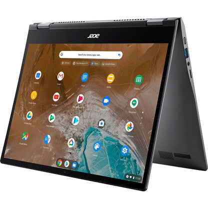 Acer CP713-2W CP713-2W-568T 13.5" Touchscreen Convertible 2 in 1 Chromebook - 2K - Intel Core i5 10th Gen i5-10210U - 16 GB - 256 GB SSD - English (US) Keyboard - Steel Gray NX.HQBAA.002