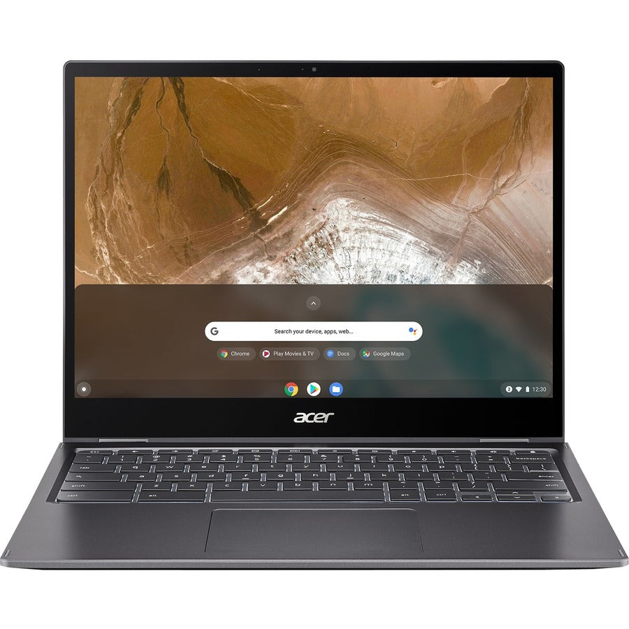 Acer CP713-2W CP713-2W-568T 13.5" Touchscreen Convertible 2 in 1 Chromebook - 2K - Intel Core i5 10th Gen i5-10210U - 16 GB - 256 GB SSD - English (US) Keyboard - Steel Gray NX.HQBAA.002