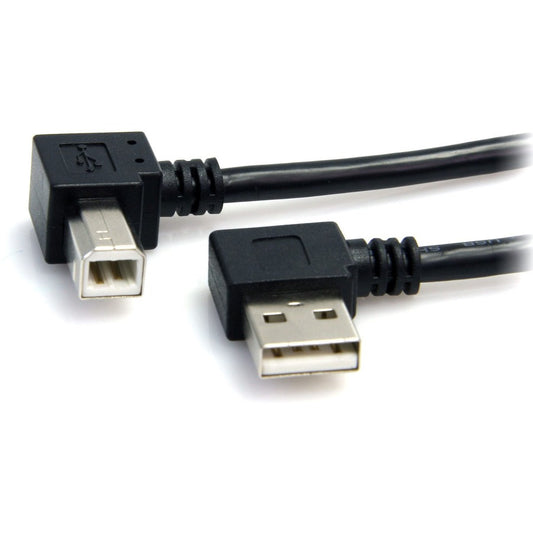 StarTech.com 3 ft A Right Angle to B Right Angle USB Cable - M/M USB2HAB2RA3