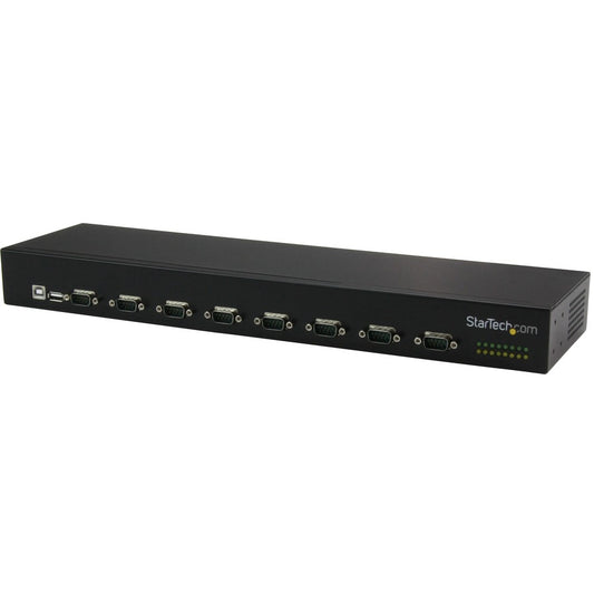 StarTech.com USB to Serial Hub - 8 Port - COM Port Retention - Rack Mount and Daisy Chainable - FTDI USB to RS232 Hub ICUSB23208FD