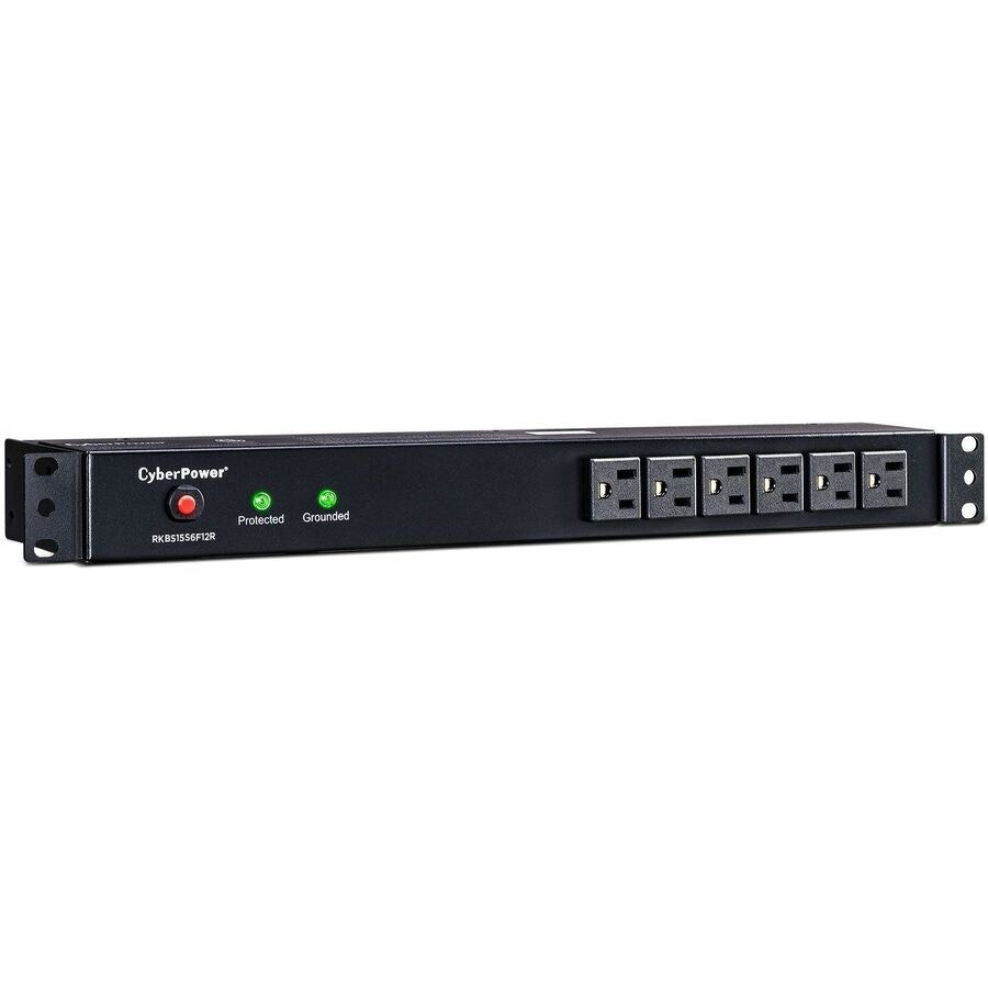 CyberPower Rackbar Surge Suppressor RM 1U RKBS15S6F12R 15A 18-Outlet RKBS15S6F12R