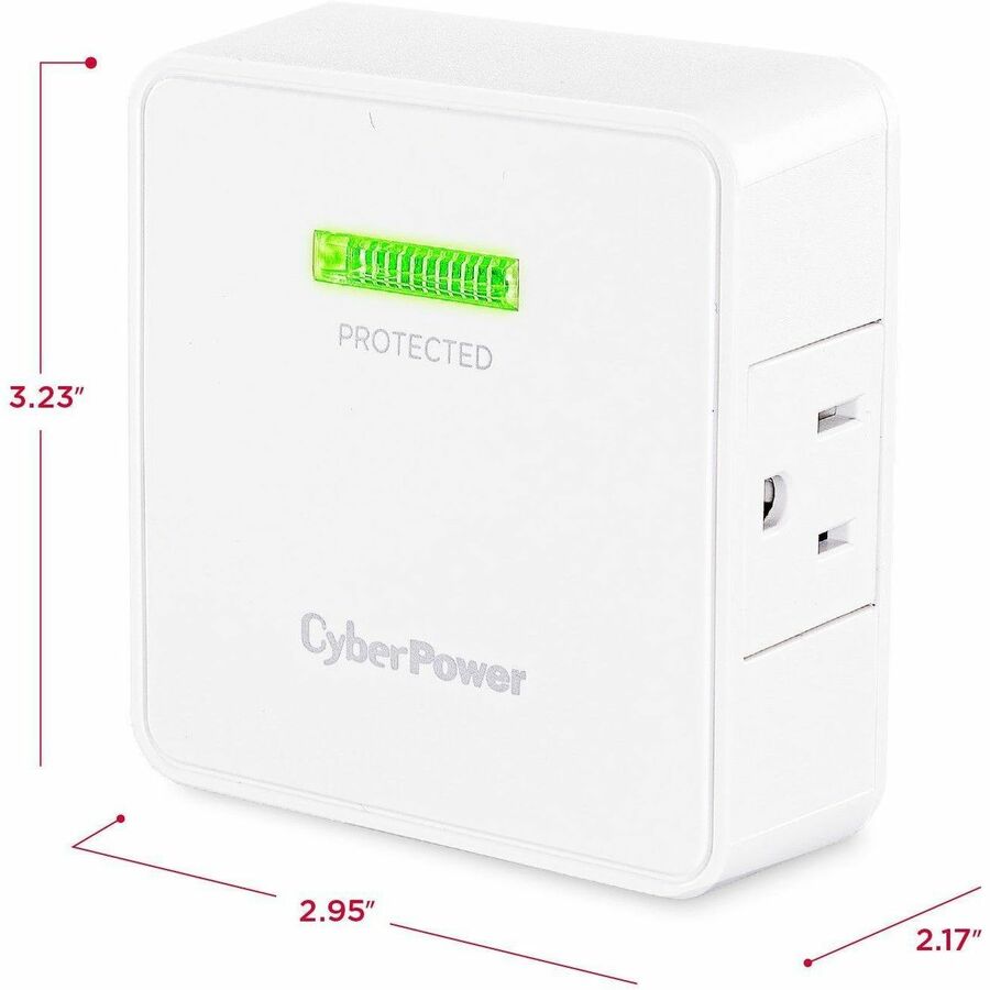 CyberPower HT200W Home Office 2 - Outlet Surge with 1500 J HT200W