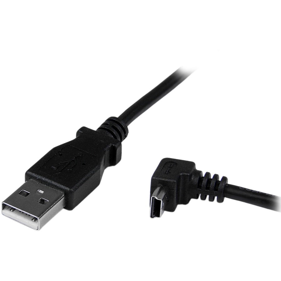 StarTech.com 2m Mini USB Cable - A to Down Angle Mini B USBAMB2MD