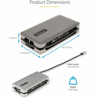 StarTech.com Docking Station DKT31CVHPD3