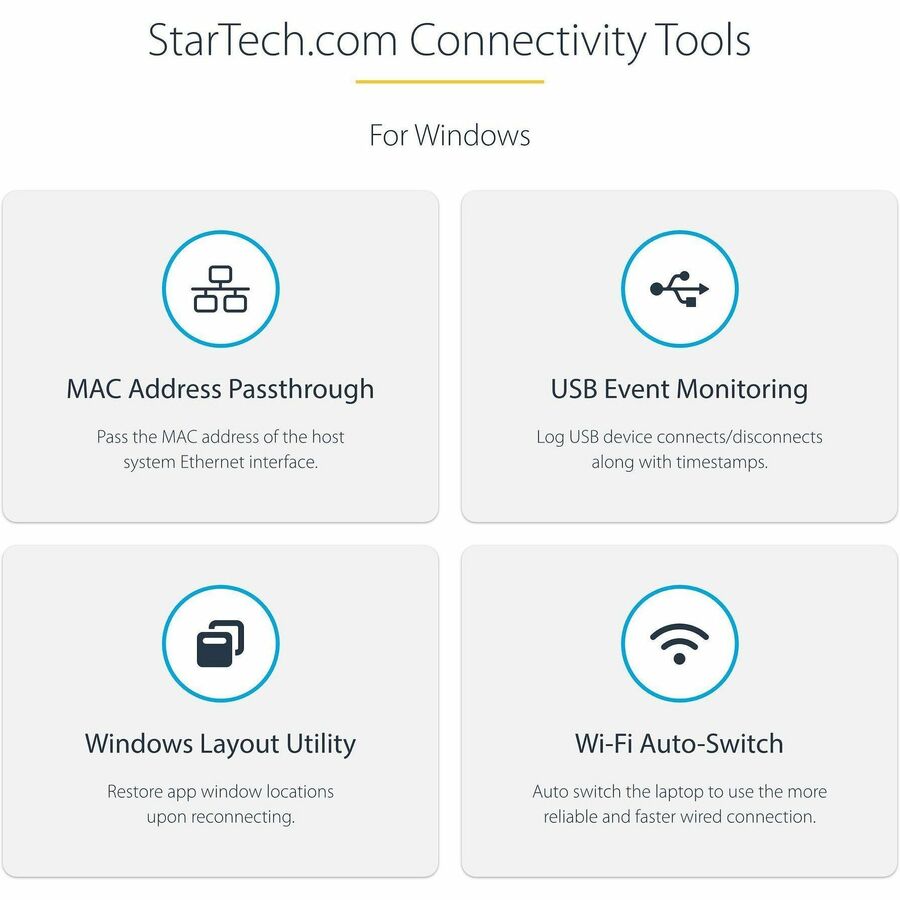 StarTech.com Docking Station DKT31CVHPD3