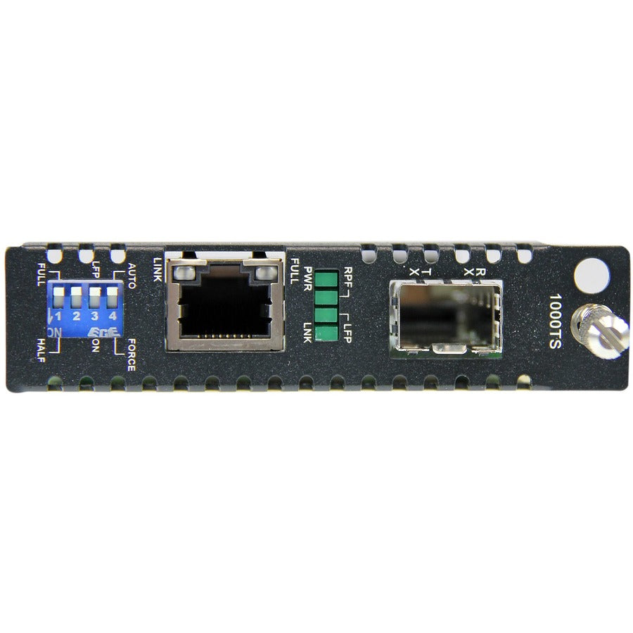 StarTech.com Gigabit Ethernet Fiber Media Converter Card Module with Open SFP Slot ET91000SFP2C