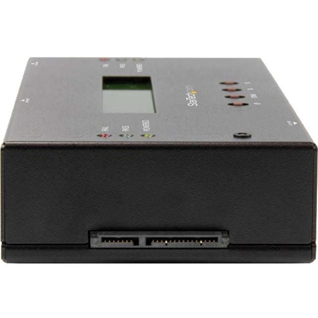 StarTech.com 1:1 Standalone Hard Drive Duplicator and Eraser, SAS/SATA HDD/SSD Cloner/Copier and Disk Eraser/Sanitizer/Wiper, Toolless SATSASDUPE11