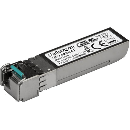 StarTech.com MSA Uncoded SFP+ Transceiver Module - 10GBASE-BX - 10 GbE Gigabit Ethernet BiDi Fiber (SMF) SFP10GBBXDST