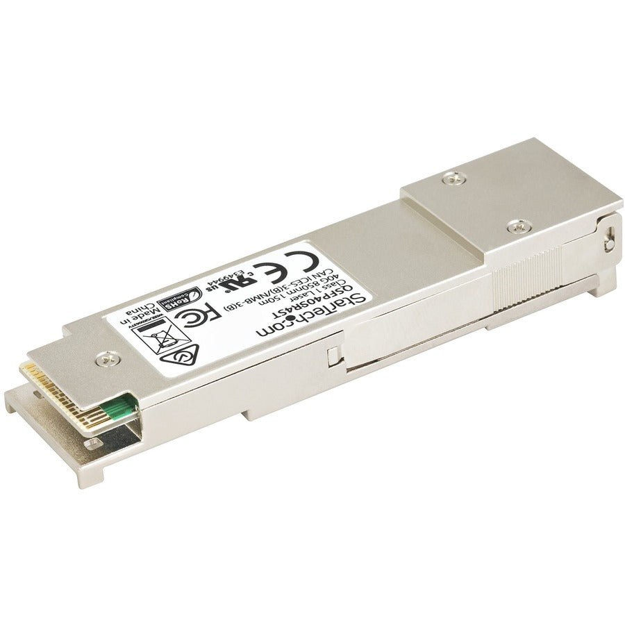 StarTech.com MSA Uncoded QSFP+ Module - 40GBASE-SR4 - 40GE Gigabit Ethernet QSFP+ 40GbE Multi Mode Fiber (MMF) Optic Transceiver 100m DDM QSFP40SR4ST