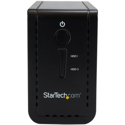 StarTech.com 2-Bay 3.5" HDD Enclosure with RAID - USB 3.1 - SATA (6Gbps) - Dual 3.5" HDD/SSD/SSHD External Drive Enclosure - USB-C and USB-A S352BU313R