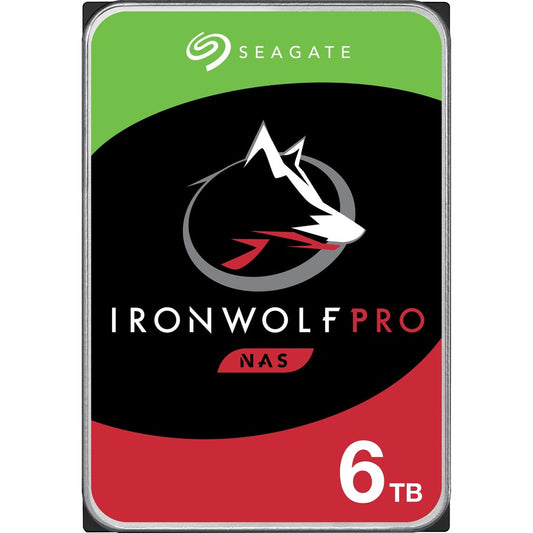 Disque dur Seagate IronWolf Pro ST6000NE0023 6 To - 3,5" interne - SATA (SATA/600) - Méthode d'enregistrement magnétique conventionnel (CMR) ST6000NE0023