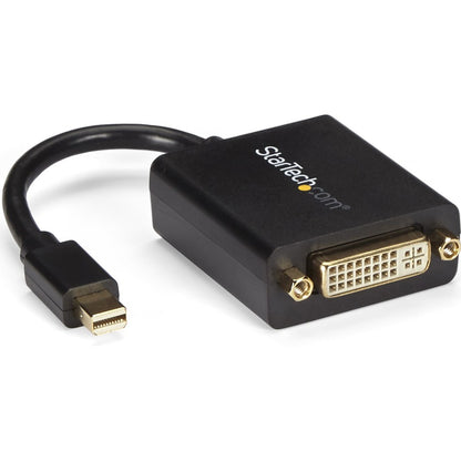 StarTech.com Mini DisplayPort to DVI Adapter, Mini DP to DVI-D Converter, 1080p Video, VESA Certified, mDP 1.2 to DVI Monitor/Display MDP2DVI