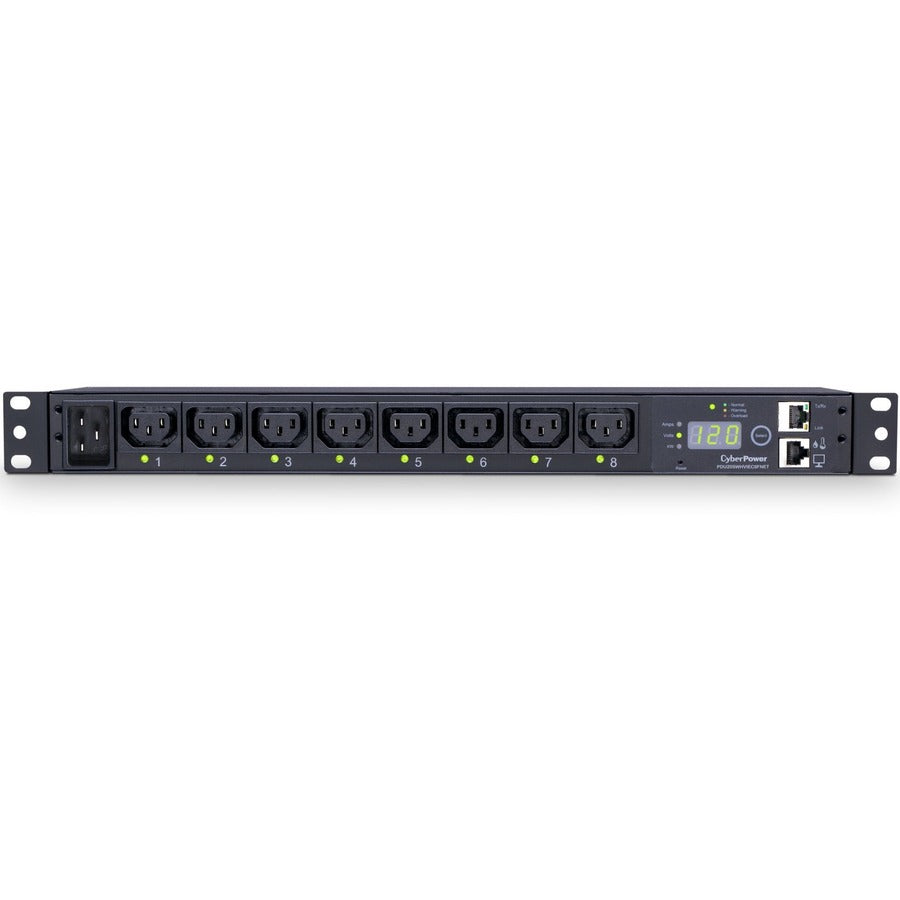 PDU commuté CyberPower RM 1U PDU20SWHVIEC8FNET 20 A 8 prises PDU20SWHVIEC8FNET