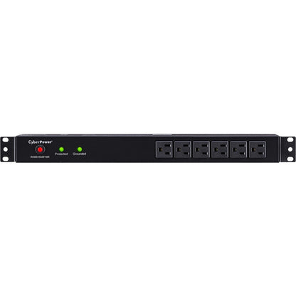 CyberPower Rackbar Surge Suppressor RM 1U RKBS15S6F10R 15A 16-Outlet RKBS15S6F10R