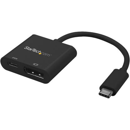 StarTech.com USB C to DisplayPort Adapter with 60W Power Delivery Pass-Through - 4K 60Hz USB Type-C to DP 1.2 Video Converter w/ Charging CDP2DPUCP