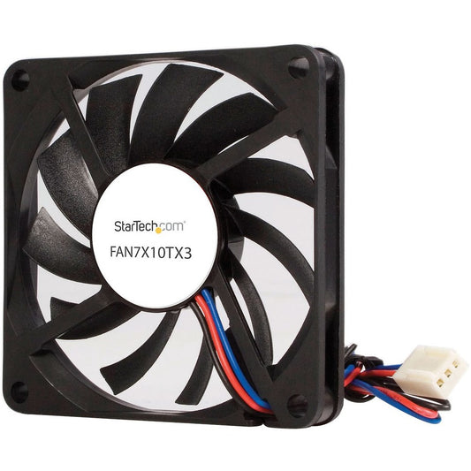 StarTech.com TX3 Dual Ball Bearing Replacement Fan - CPU Cooler fan - 70 mm - black FAN7X10TX3