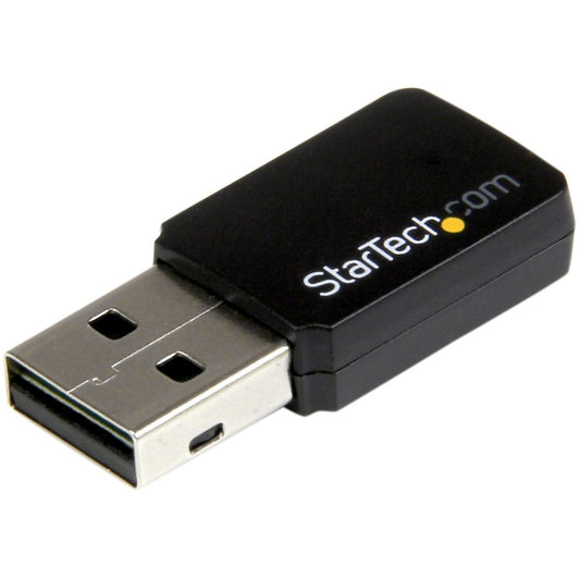 StarTech.com USB 2.0 AC600 Mini Dual Band Wireless-AC Network Adapter - 1T1R 802.11ac WiFi Adapter USB433WACDB