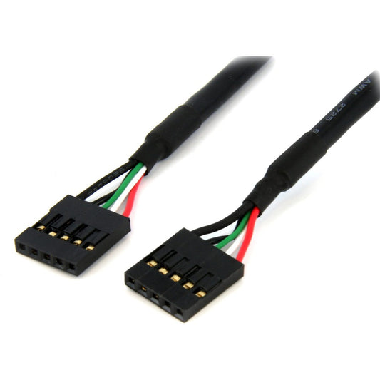 StarTech.com 24in Internal 5 pin USB IDC Motherboard Header Cable F/F USBINT5PIN24