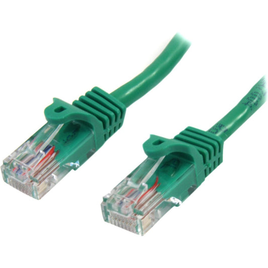 StarTech.com 6 ft Green Cat5e Snagless UTP Patch Cable 45PATCH6GN