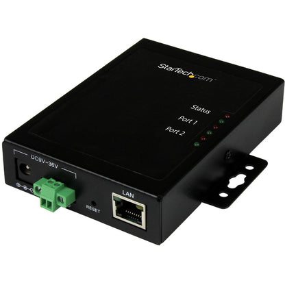 StarTech.com 2 Port Serial-to-IP Ethernet Device Server - RS232 - Metal and Mountable - Serial Device Server NETRS2322P