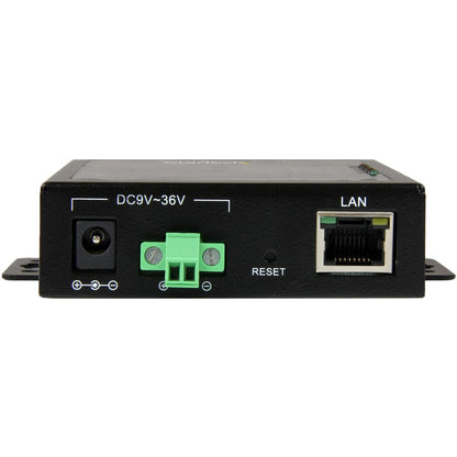 StarTech.com 2 Port Serial-to-IP Ethernet Device Server - RS232 - Metal and Mountable - Serial Device Server NETRS2322P