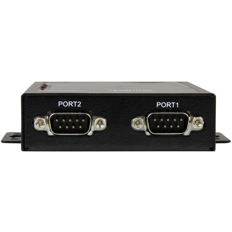 StarTech.com 2 Port Serial-to-IP Ethernet Device Server - RS232 - Metal and Mountable - Serial Device Server NETRS2322P