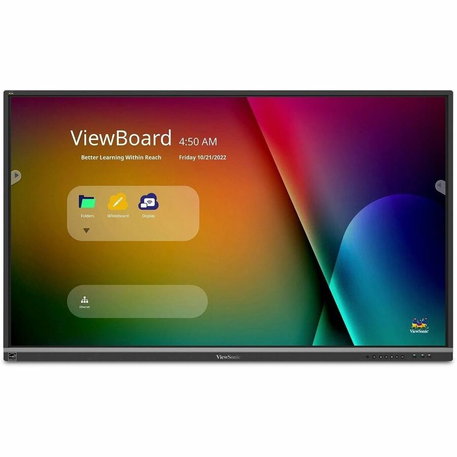 ViewSonic IFP6550 65" 2160p 4K Interactive Display, 20-Point Touch, HDMI IFP6550