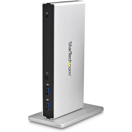 StarTech.com Dual-Monitor USB 3.0 Docking Station - DVI Outputs - Mac & Windows - DVI to VGA & DVI to HDMI Adapters Included - USB3SDOCKDD USB3SDOCKDD