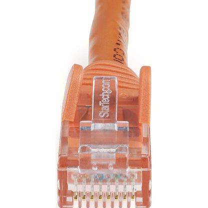 StarTech.com 6in CAT6 Ethernet Cable - Orange Snagless Gigabit - 100W PoE UTP 650MHz Category 6 Patch Cord UL Certified Wiring/TIA N6PATCH6INOR