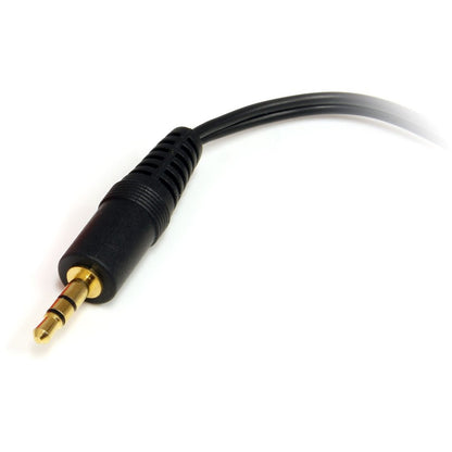 StarTech.com Startech RCA Audio Cable - 6ft - 1 x 3.5mm, 2 x RCA - Audio Cable External - Black MU1MFRCA