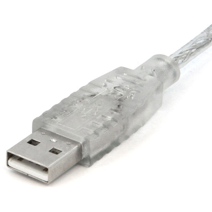 StarTech.com Transparent USB 2.0 cable - 4 pin USB Type A (M) - 4 pin USB Type B (M) - 10 ft USBFAB10T