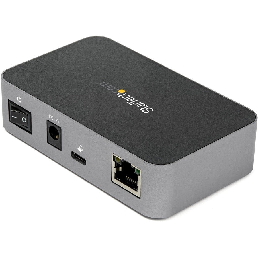 StarTech.com 3 Port USB C 3.1 Gen 2 Hub with Ethernet Adapter - 10Gbps USB Type C to 2x USB-A 1x USB-C - Powered Hub w/ Fast Charging HB31C2A1CGS