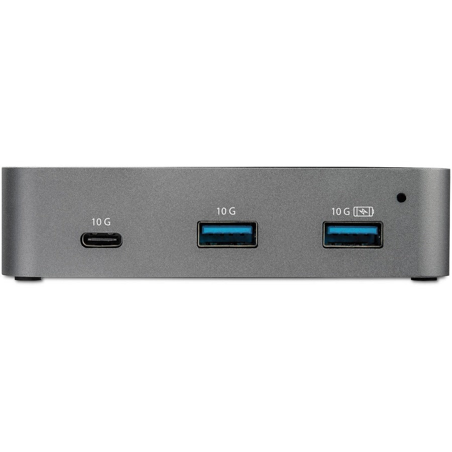 StarTech.com 3 Port USB C 3.1 Gen 2 Hub with Ethernet Adapter - 10Gbps USB Type C to 2x USB-A 1x USB-C - Powered Hub w/ Fast Charging HB31C2A1CGS