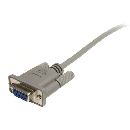 StarTech.com Cross Wired DB9 Serial Null Modem Cable - F/F - Serial/Null Modem Cable - 1 x DB-9, 1 x DB-9 - Serial/Null Modem Cable Crossover External - 25 ft SCNM9FF25