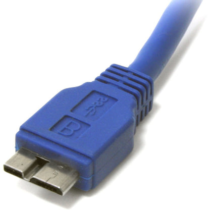 StarTech.com 1 ft SuperSpeed USB 3.0 (5Gbps) Cable A to Micro B USB3SAUB1