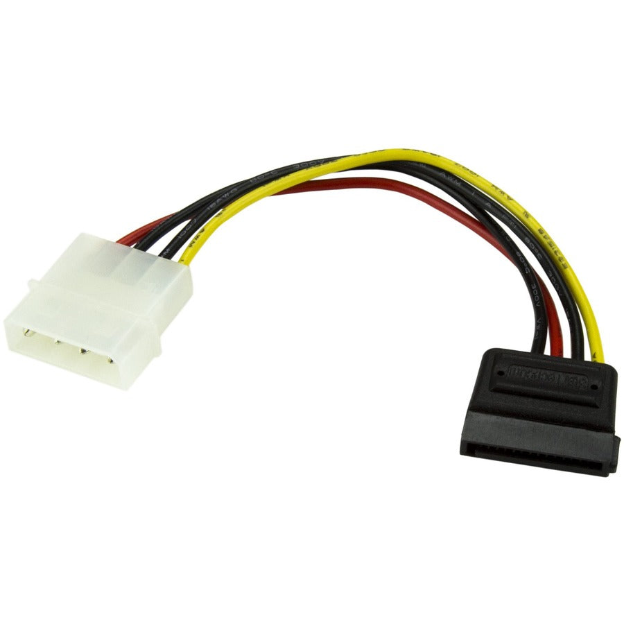 Star Tech.com 6in 4 Pin LP4 to SATA Power Cable Adapter SATAPOWADAP