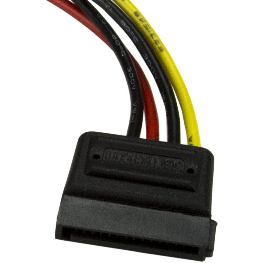 Star Tech.com 6in 4 Pin LP4 to SATA Power Cable Adapter SATAPOWADAP