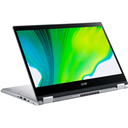 Acer Spin 3 SP314-54N SP314-54N-56SZ 14" Touchscreen Convertible 2 in 1 Notebook - Full HD - Intel Core i5 10th Gen i5-1035G4 - 8 GB - 256 GB SSD - English Keyboard - Pure Silver NX.HQ7AA.00D