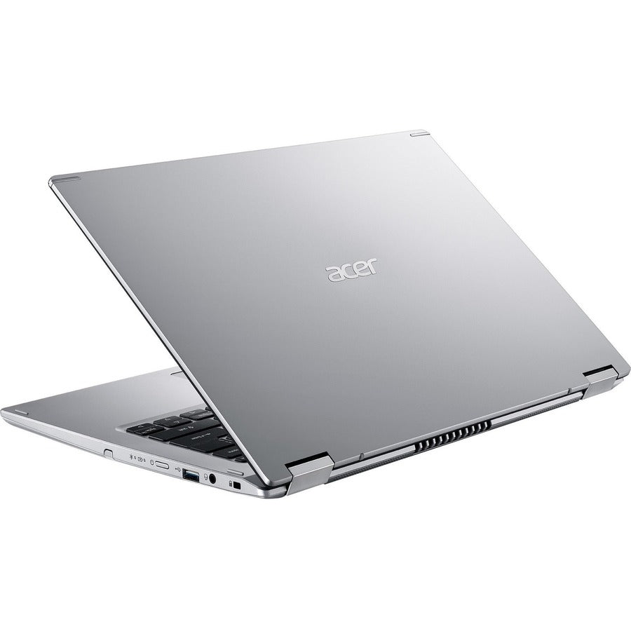 Acer Spin 3 SP314-54N SP314-54N-56SZ 14" Touchscreen Convertible 2 in 1 Notebook - Full HD - Intel Core i5 10th Gen i5-1035G4 - 8 GB - 256 GB SSD - English Keyboard - Pure Silver NX.HQ7AA.00D